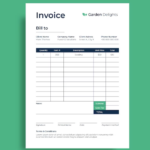 wie man eine rechnung schreibt