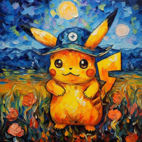 wie man pikachu malt